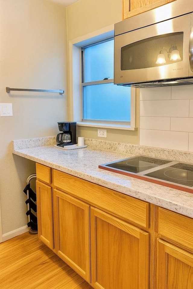 Basic Single Room, 1 King Bed, Kitchenette