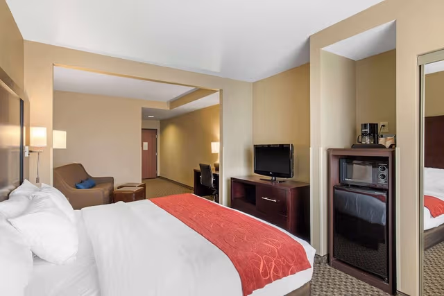 Suite, 1 King Bed with Sofa bed, Non Smoking