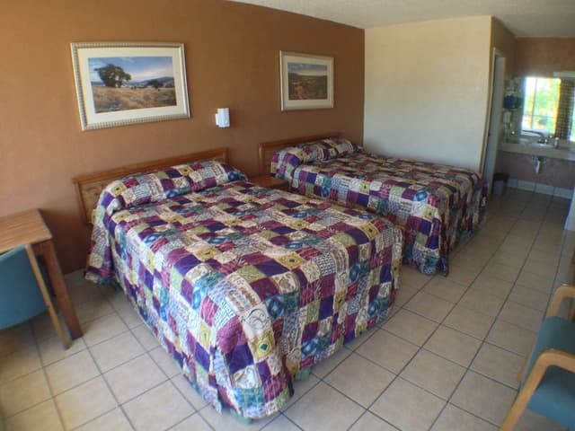 Comfort Double Room, 2 Double Beds, Non Smoking, Refrigerator & Microwave
