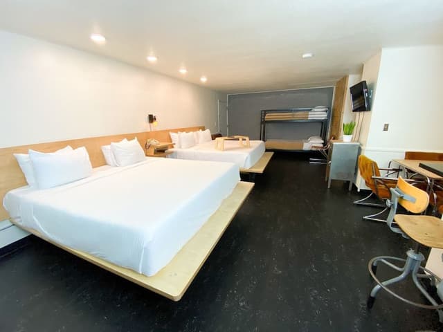 Studio Kitchenette with 2 King Beds & 1 Twin Bunk Bed (Dog Friendly)