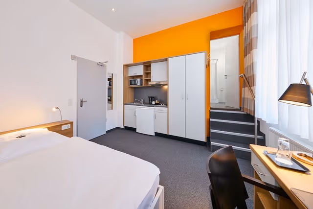 Comfort Single Room, Kitchenette
