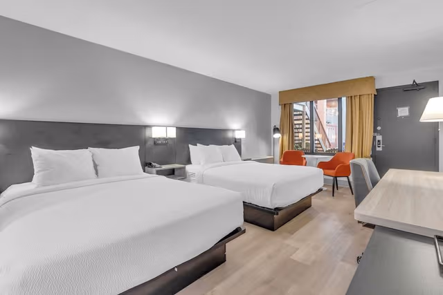 Superior Room, 2 Queen Beds, Pool Access
