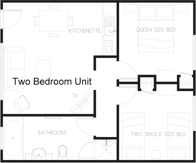 Family Suite, Multiple Beds, Non Smoking, Kitchenette (Suite)