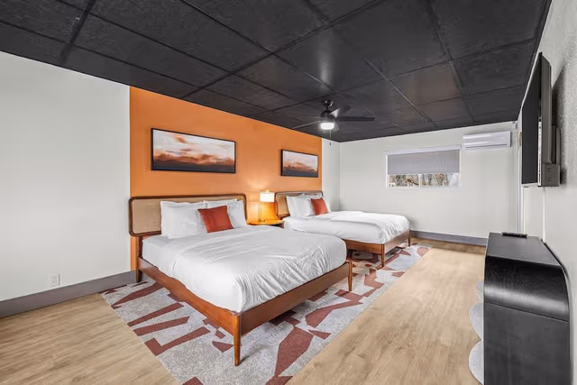 Standard Studio, 2 Double Beds, Non Smoking, Kitchenette