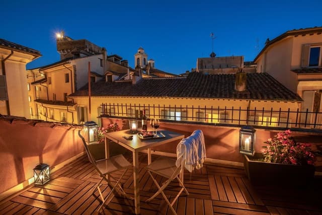Deluxe Double Room, Terrace, City View