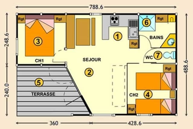 Cottage, 2 Bedrooms (Reve confort)