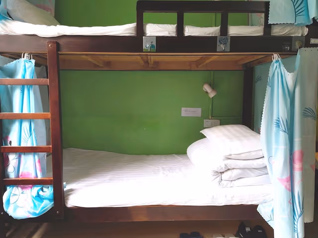 Bed in 6-bed Male Dormitory Room