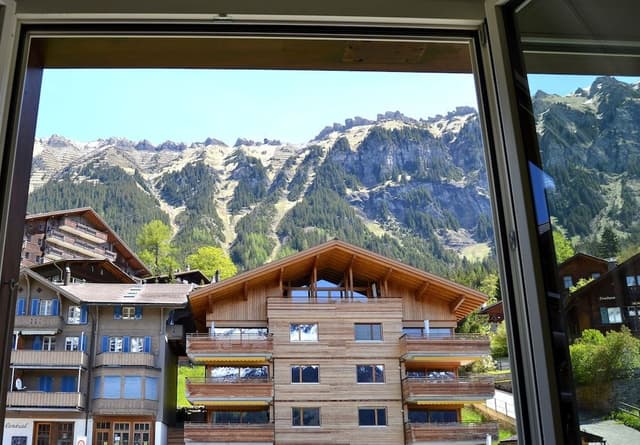 Double Room, 2 Twin Beds, Mountainside