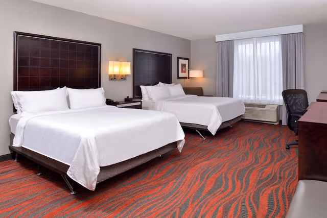 Standard Room, 2 Queen Beds, Accessible (Comm, Roll-In Shower)