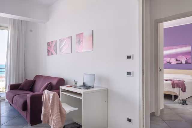 Deluxe Apartment, 2 Bedrooms, Terrace, Sea View