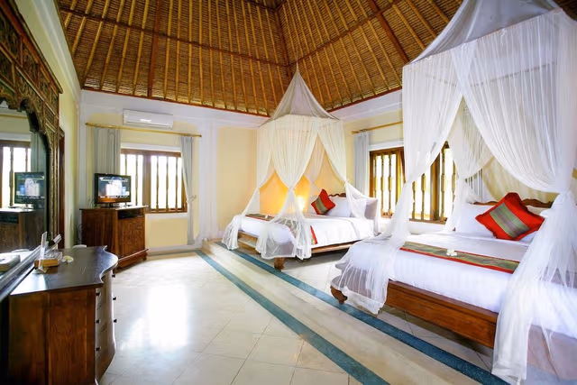 Villa, 2 Twin Beds, Garden View