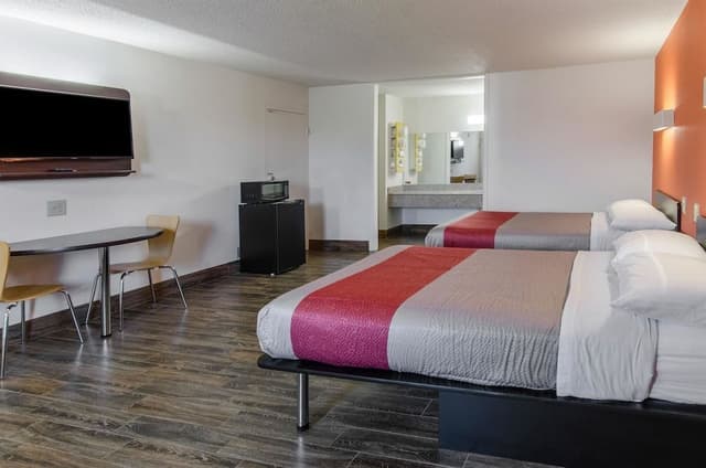 Standard Room, 2 Double Beds, Non Smoking, Refrigerator & Microwave