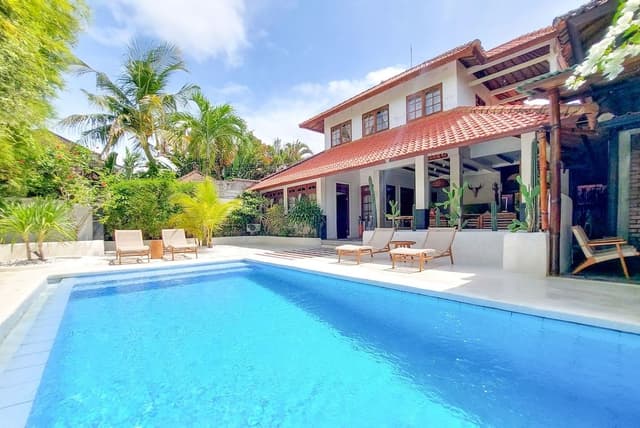 Family Villa, 4 Bedrooms, Courtyard View, Poolside