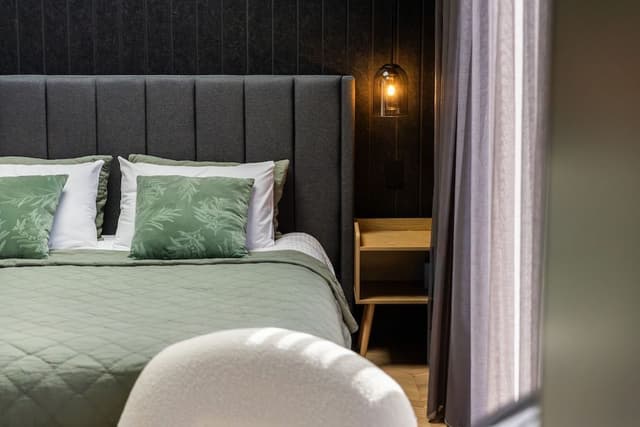 Luxury Cabin, 1 King Bed, Sauna