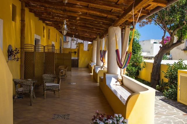 Double or Twin Room, Terrace, Partial Sea View