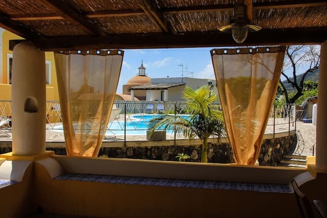 Double or Twin Room, Terrace, Pool View