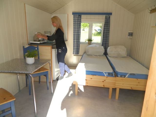 Basic Cabin, Refrigerator (No Bed Linen or Breakfast Included)