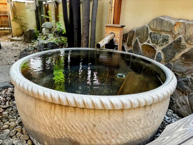 Connecting Japanese Room with Open-air Bath