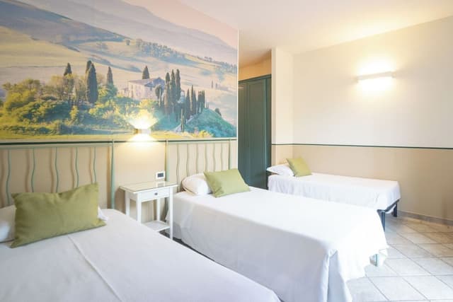 Standard Triple Room, 3 Twin Beds, Garden View