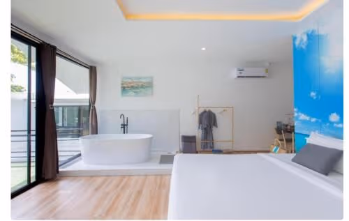 Deluxe Double Room with Balcony and Sea View