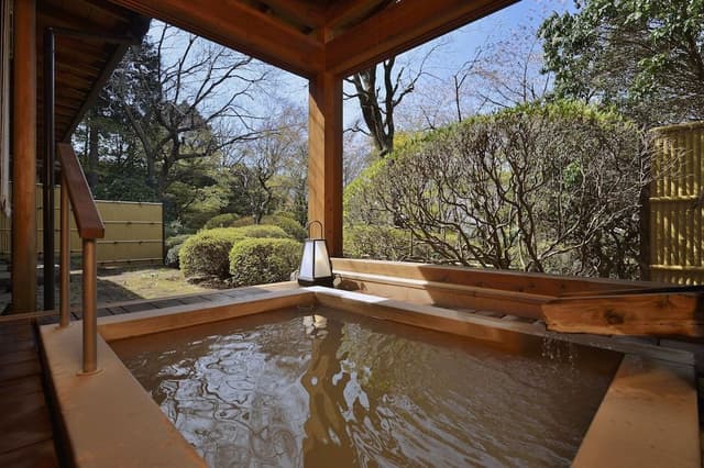 Japanese Style House with Open Air Bath Annex Building, Meals at Room