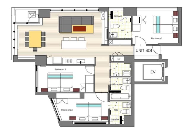 2 Bedroom Yotei Suite