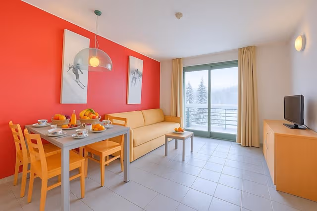 Family Apartment, Multiple Bedrooms (Teleo 83 Ski In - Ski Out 50m)