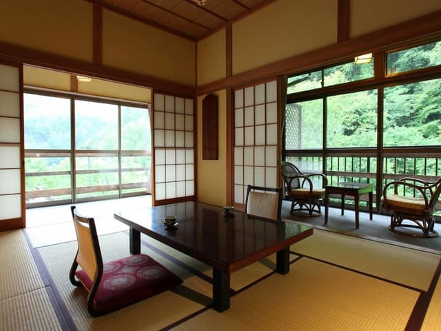 Japanese Style Room, Shared Bathroom with Private Toilet, Main Building, River View