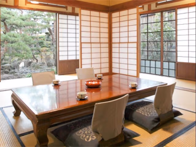Japanese Style Family Room With Shared Bath