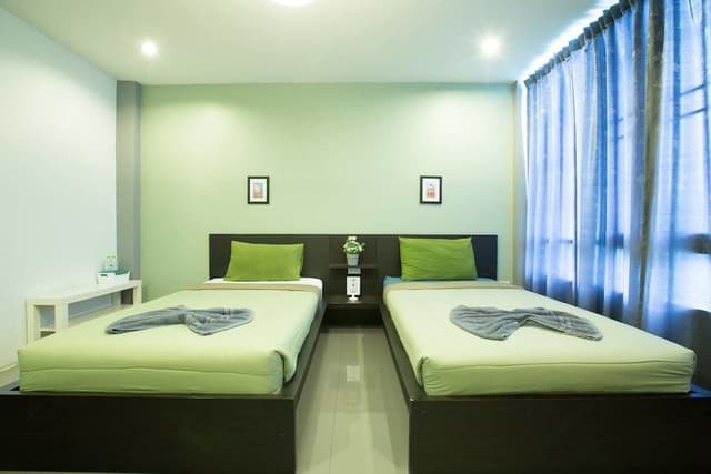 Twin Room, Shared Bathroom