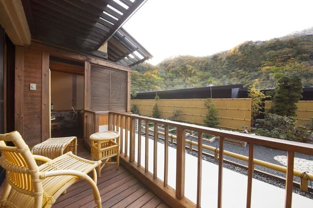 Deluxe Japanese Western Style Room with Open-Air Bath - YUAN - , Non Smoking, 51sqm
