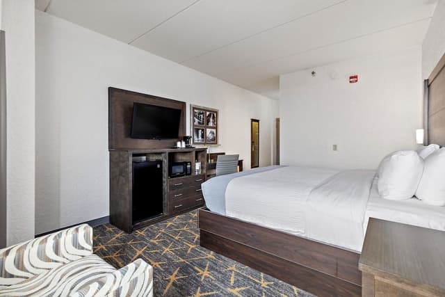 Room, 1 King Bed, Accessible, Non Smoking (Mobility/Hearing, Roll-in Shwr)
