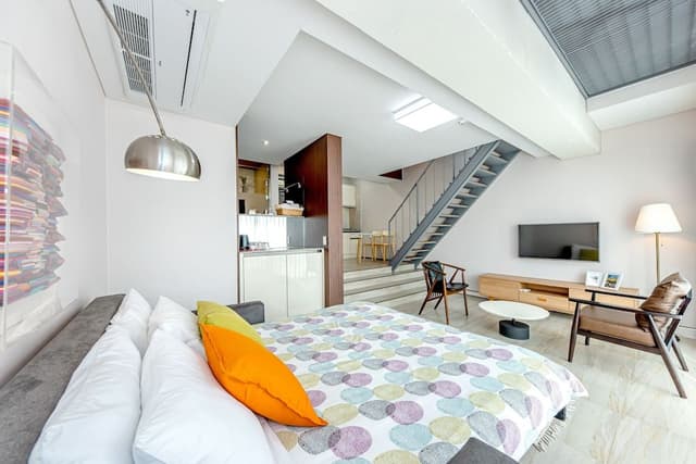 Duplex, Kitchenette (Art Museum Ticket Provided)