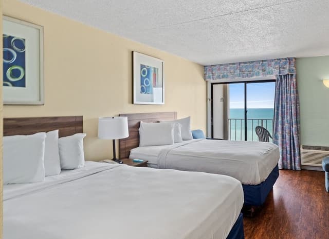 Double Room, 2 Double Beds, Oceanfront