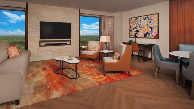 Tower - One Bedroom Suite. Florida special accessible room and option for hearing accessibility. 1