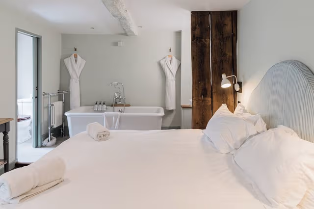 Double Room, 1 King Bed, Bathtub