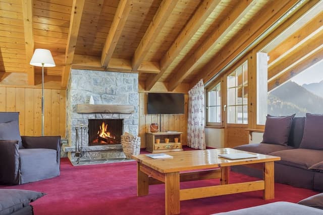 Deluxe Apartment, 3 Bedrooms, Balcony, Valley View (Penthouse Grand Combin)