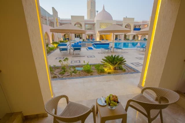 Deluxe Room with Pool View- Alf Leila Wa Leila Area