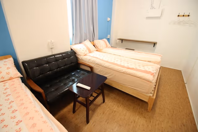 Quadruple Room, 2 Double Beds, Shared Bathroom