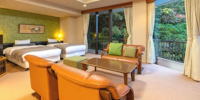Japanese Western Style Room, Corner, Ocean View