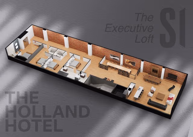 Presidential Loft, 4 Bedrooms, Non Smoking (Private 4 bedroom Loft 979)