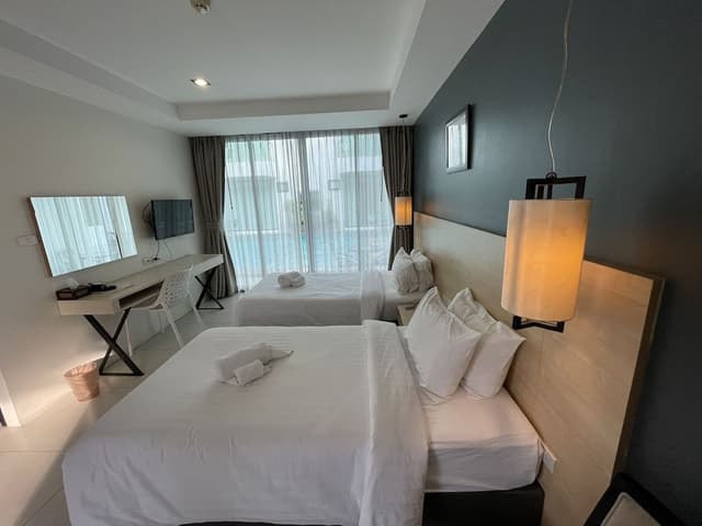 Twin Room, Pool Access