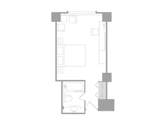 Garden Tower Standard Double Room, Garden View, Non Smoking