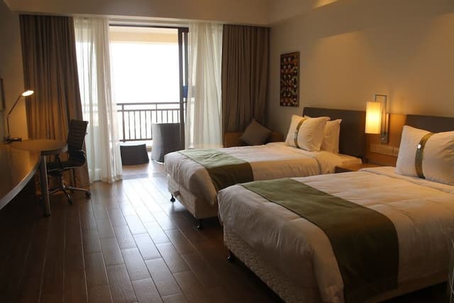 Standard Room, 2 Twin Beds, Sea View