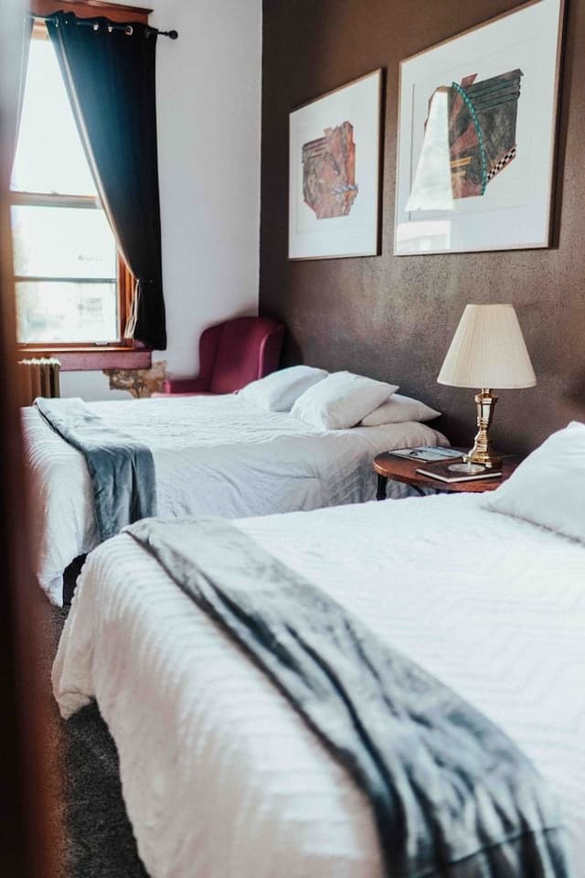 Suite, 2 Queen Beds (Jury Room, 2nd Floor, Accessible by Stairs Only)