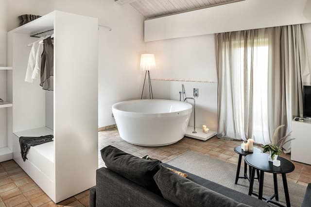Junior Suite, 1 King Bed with Sofa bed, Bathtub