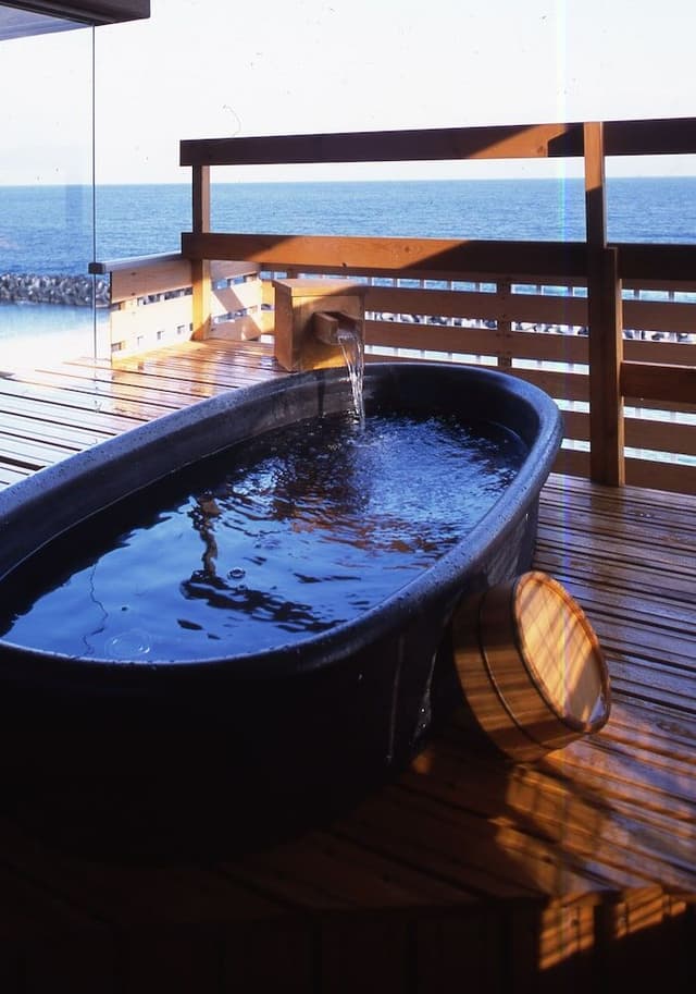 Japanese Style Room for 4 people with Sea view Open-air Bath
