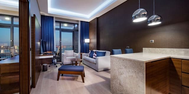 KING ONE BEDROOM SUITE WITH AEGEAN SEA VIEW