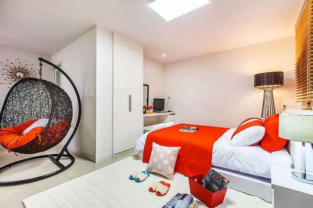 Double Room, 1 Double Bed (Orange, 1F)