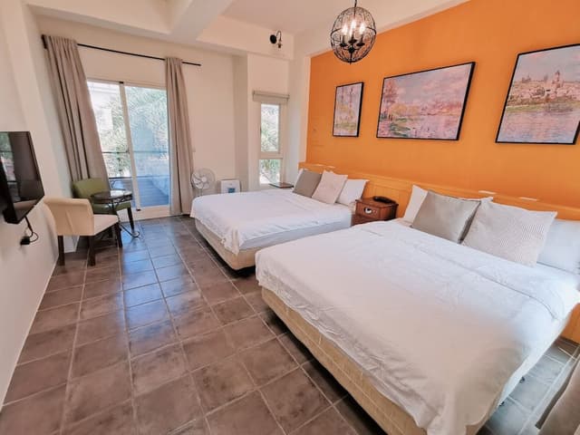 Family Quadruple Room, 2 Double Beds, Mountain View